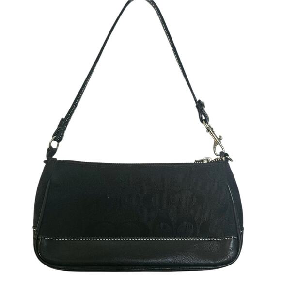 Coach Vintage Y2K Black Monogram Demi Mini Whimsygoth Purse